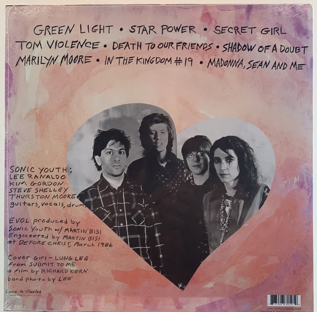 Sonic Youth - Evol (LP novo) | Tracks Rio